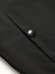 Men's Striped Zip Up Stand Collar Jacket