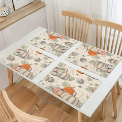 Autumn Morandi Pumpkin Vine Table Linen Set