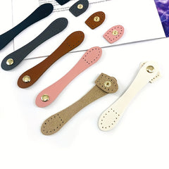 2 Pcs PU Shoulder Bag Accessories Replacement Purse with Metal Button