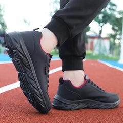 Men's PVC Lightweight Casual Lace Up Sneakers for Outdoor Spring/Summer