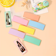 10pcs Cream Glue Candy Hair Clips DIY Resin Accessories