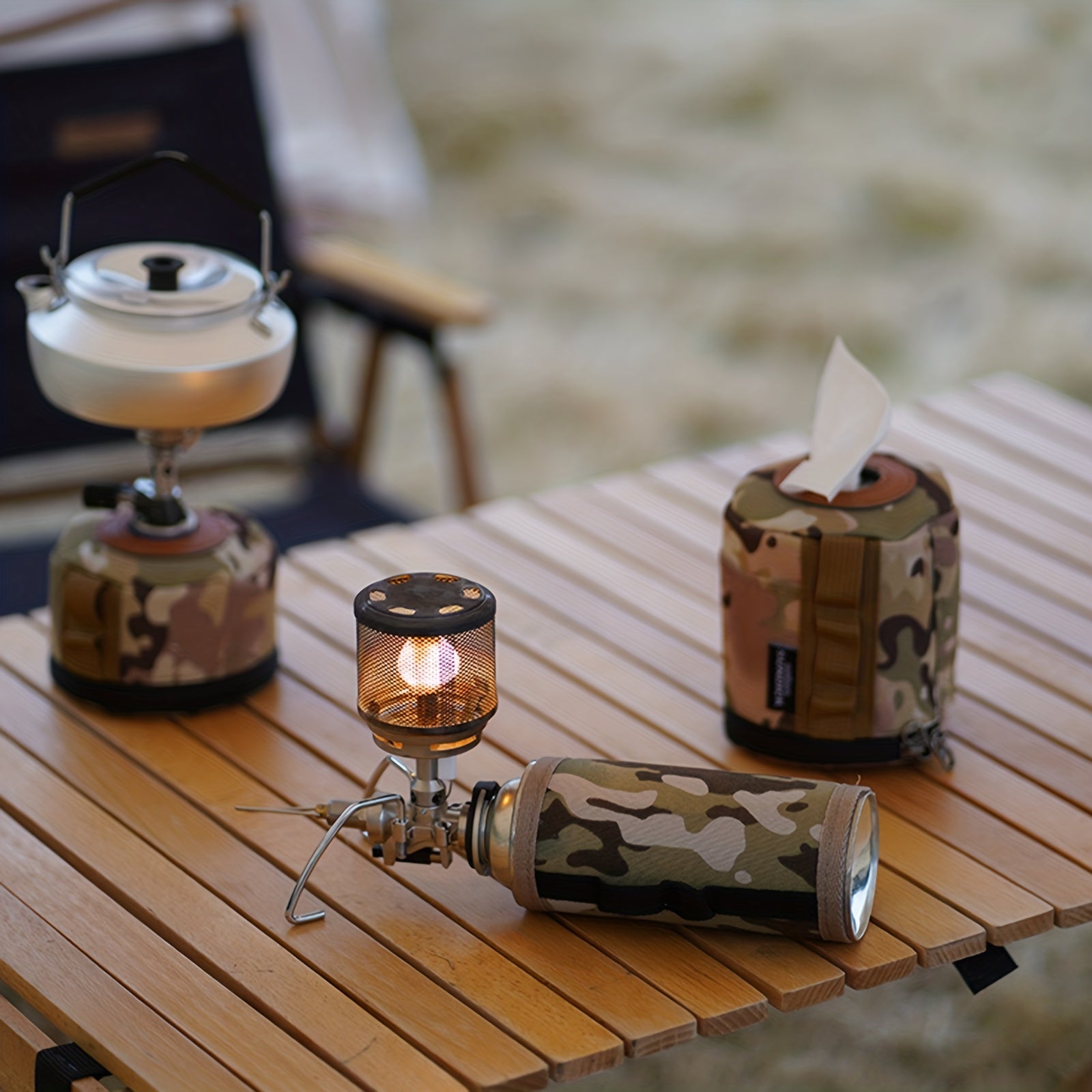 Gas Canister Cover Gas Tank Holder Storage Bag for Camping