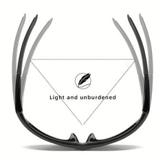 Men's Polarized Sports Glasses for Driving Cycling with Cases Set