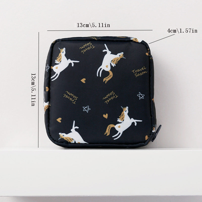 Sanitary Napkin Storage Bag Portable Small Storage for Keys & Lipstick