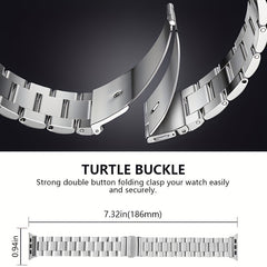 2pcs TPU Soft Case Stainless Steel Strap for Ultra Smartwatches