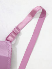 2pcs Solid Push Up Bra Soft & Comfortable Anti sagging Everyday Bra