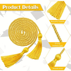 Graduation Cords Bulk Tassel Honor Cords Handfasting Cord Braided Polyester Yarn