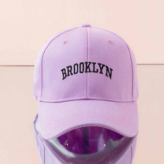 Letter Embroidered Baseball Cap