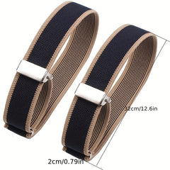 2pcs Adjustable Arm Band Anti Slip Shirt Garter Holders