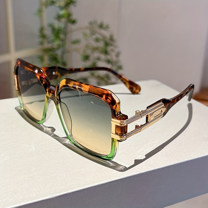 Y2K Large Square Sunglasses Gradient Glasses UV400