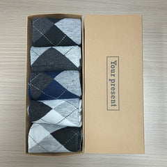 Men's Business Socks Anti-Odor Comfortable Crew Socks