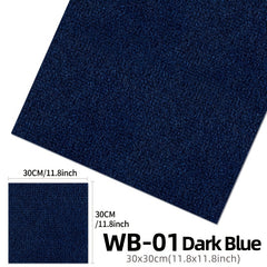 20pcs Modern Style Carpet 30x30cm Self Adhesive Ground Mat Decor