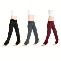 Knitted Leg Warmers Over the Knee Socks Women's Stockings
