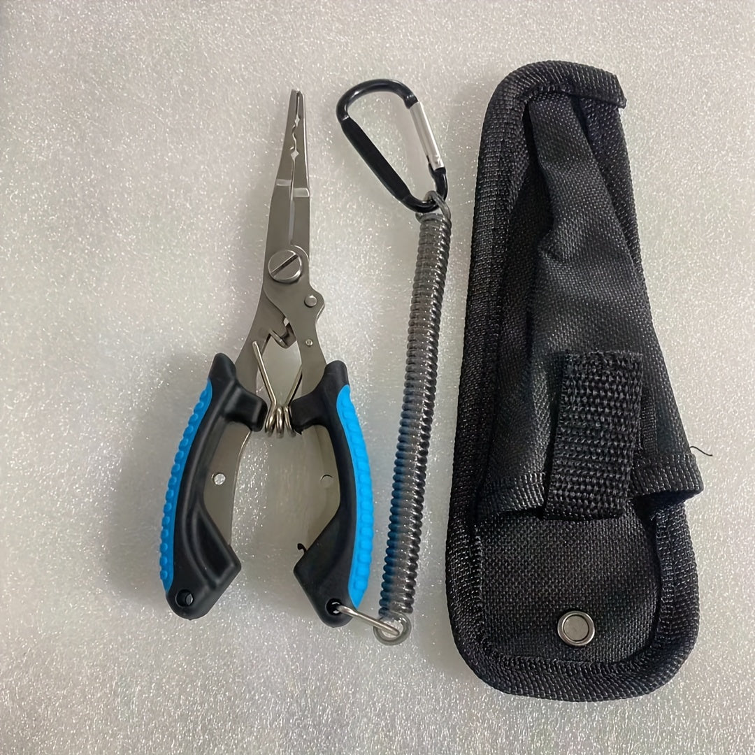Stainless Steel Fishing Pliers with Gripper Hooks Line Removal