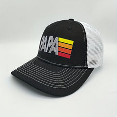 High PAPA Mesh Hat Unisex Adjustable Summer Print Baseball Cap