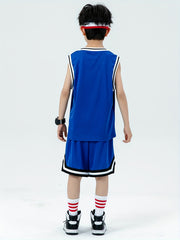 Youth Basketball Tank Top & Shorts Set for Summer Training