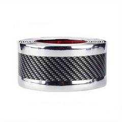 Car Door Edge Rear Bumper Scratch Protector Strip Carbon Fiber Pattern