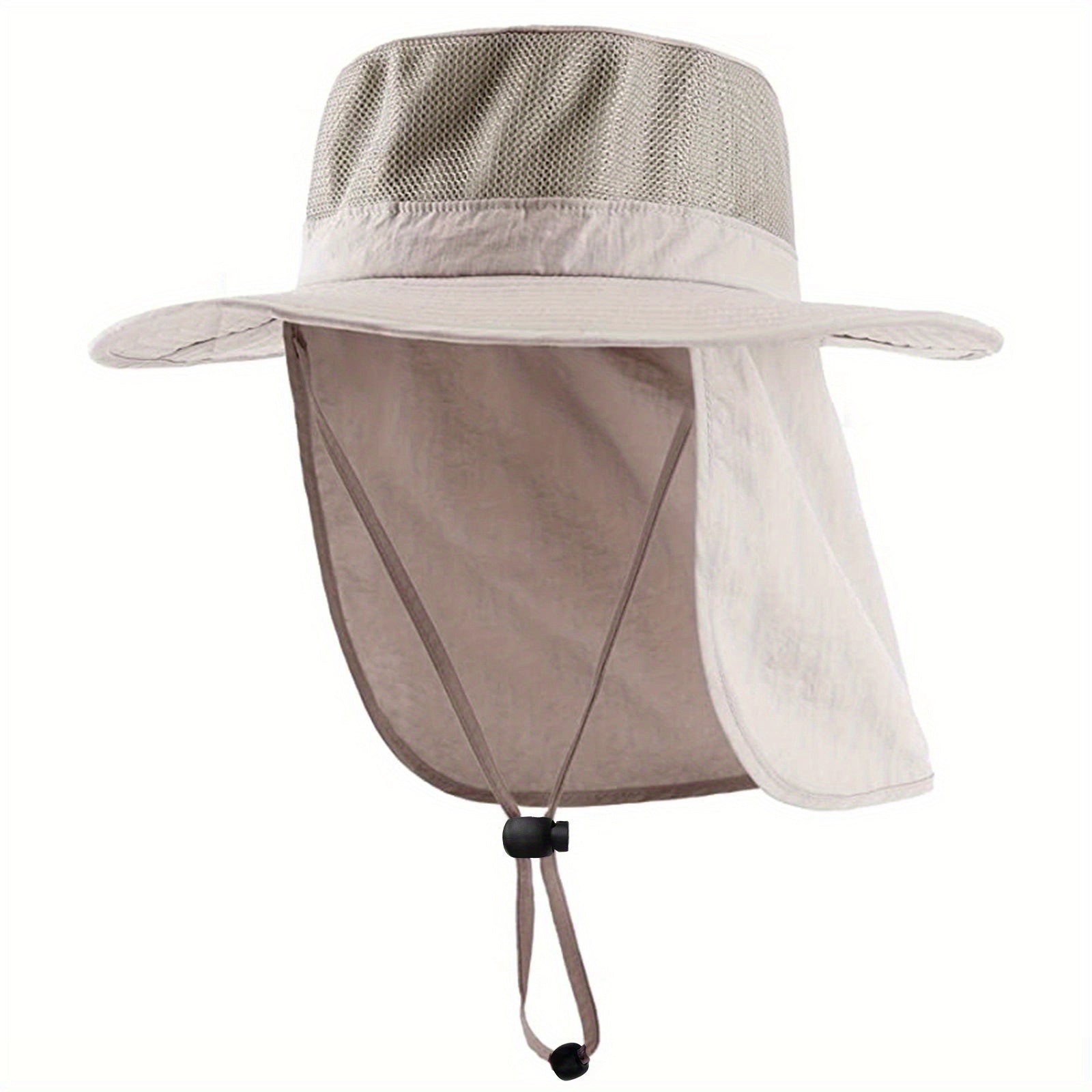 UPF 50 Sun Hat with Neck Flap Mesh Boonie Hats for Men & Women