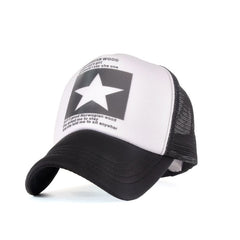 Pentagram Print Men's Casual Baseball Mesh Cap