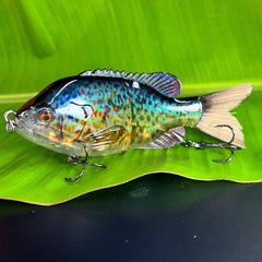 1pc 57g 2.01oz Bionic Fishing Lure 2 Segmented Swimbait Hard Baits
