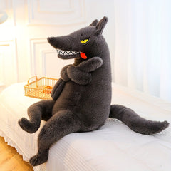 Big Bad Wolf Plush & Cuddly Gray Wolf Stuffed Animal