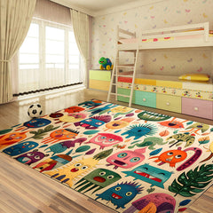 Cartoon Kids Carpet Playset Rug Early Educational Kids Crawling Mat
