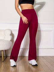 Stretchy Soft Sports Flare Pants Butt Lifting Yoga Leggings