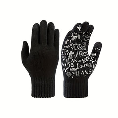 Warm Knitted Touch Screen Gloves Windproof Motorcycle Gloves