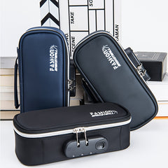 Functional Pencil Case Password Stationery Bag