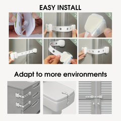 Baby Lock Children's Lock Drawer Anti Fire H...