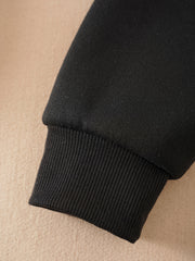 Solid Pullover Sweatshirt Long Sleeve Crew Neck Casual Tops