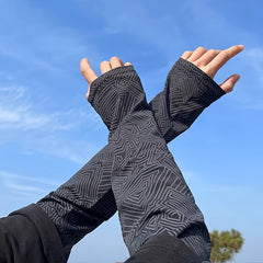 Men's Ice Sliky Fiber Fishing Sleeve