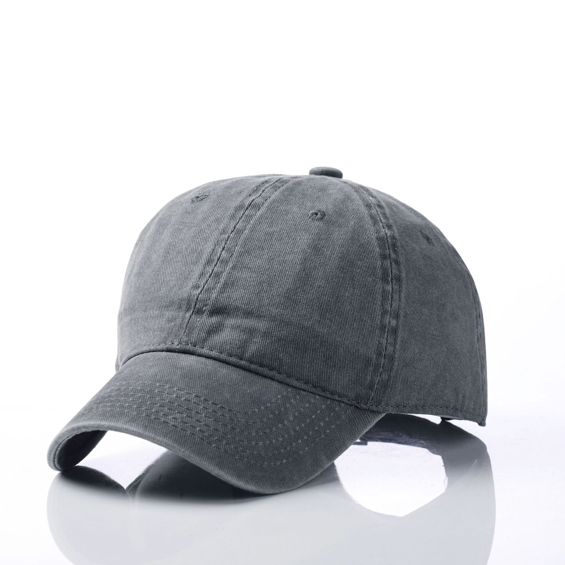 Mens Casual Solid Adjustable Baseball Cap