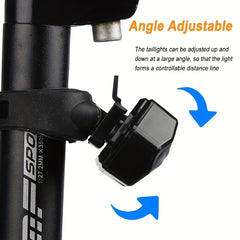 Wireless Remote Bicycle Turn Signal Light USB Rechargeable
