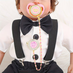 Pink Pacifier With Starfish C...