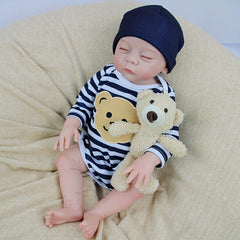 18" Lifelike Reborn Baby Doll Soft Body Realistic Newborn Doll Birthday Gift
