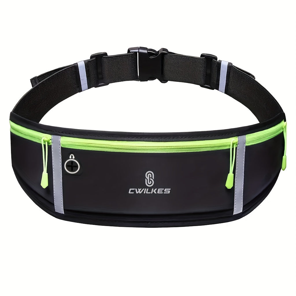3-Pocket Waterproof Sports Fanny Pack - Phone Storage Bag for Outdoor Activities