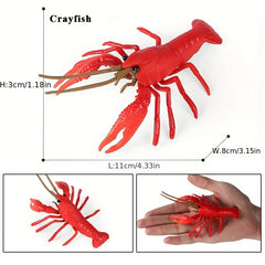 Crayfish Model Marine Underwater Animals Desktop Ornaments