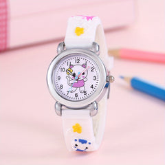 Silicone Kitten Pattern Watch for Girls