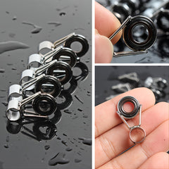 75pcs Fishing Rod Guides Repair Kit for Top Rod Condition
