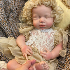 18 Inch Silicone Doll with Dress for Christmas