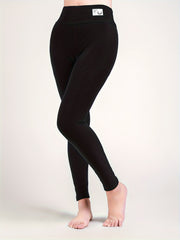 High Waist Fleece Warm Sports Leggings Womens Activewear