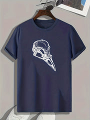 Cool Graphic Print Men's T-shirt for Summer