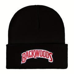 Hip Hop Letter Embroidery Beanie Unisex Solid Couple Skull Cap