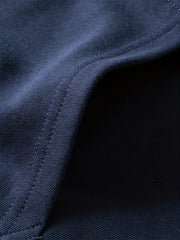 Hooded Sweatshirt with Full Zipper and Drawstring