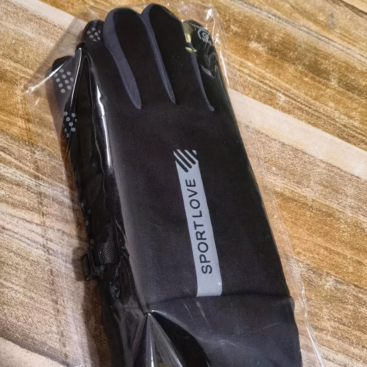 Men's Cycling Gloves Anti-Slip Sun Protection Finger Print Gloves