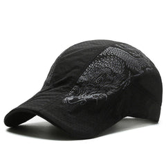 Men's Outdoor Street Sunscreen Cap Thin Mesh Printed Beret