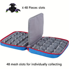 Toy Storage Case for 48 Figures, Carrying Bag for Toys