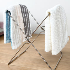 Stainless Steel Garbage Rack for Countertop Bathroom Bedroom Organization