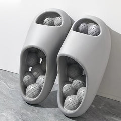 Men's Massage Ball Cloud Slides Leak Quick Dry Slippers